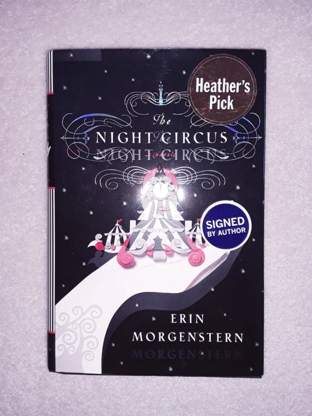 SIGNED The Night Circus by Erin Morgenstern (2011, Hardcover) Novel